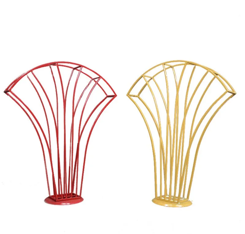 The New Metal Arc Shape Road Lead Flower Stand For Wedding Reception Centerpieces Party Event Anniversary Birthday Decoration