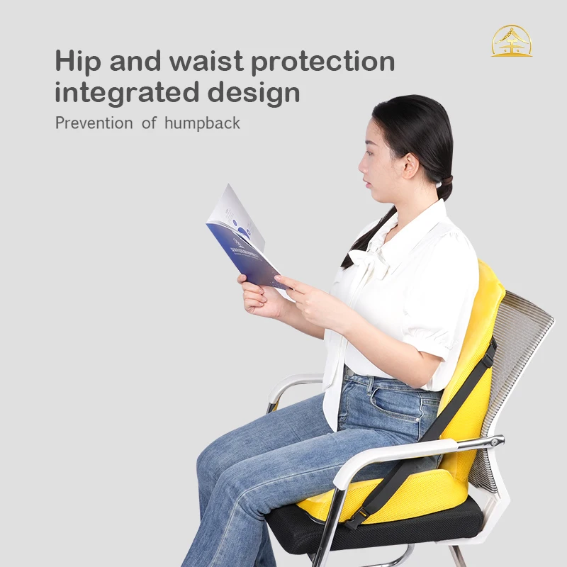 Новый дизайн подушка для сиденья из пены с эффектом памяти и спины Автомобильная поддержки поясницы шеи поддержка стула