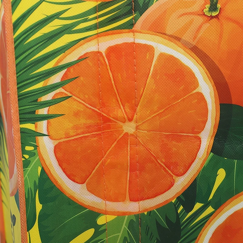 Wholesale Custom New Printed Eco Friendly Recycle Reusable Grocery PP Laminated Non Woven Fabric Tote Shopping Bags