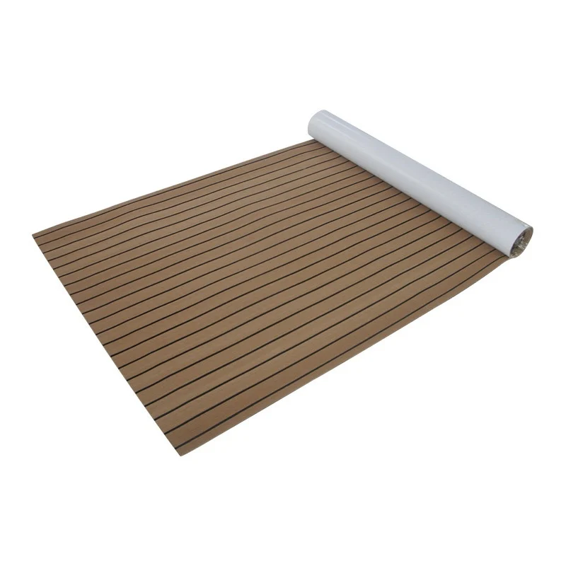 Modern Design EVA Teak Foam Boat Decking Sheets Waterproof Marine Grip Pad Brushed Acacia Wood Flooring Accessory on Sale!
