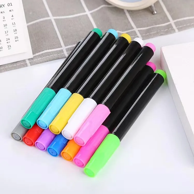 1-2mm Fine Point Tip Cheap Price Liquid Chalk Marker Pens for Blackboards and Window Glass