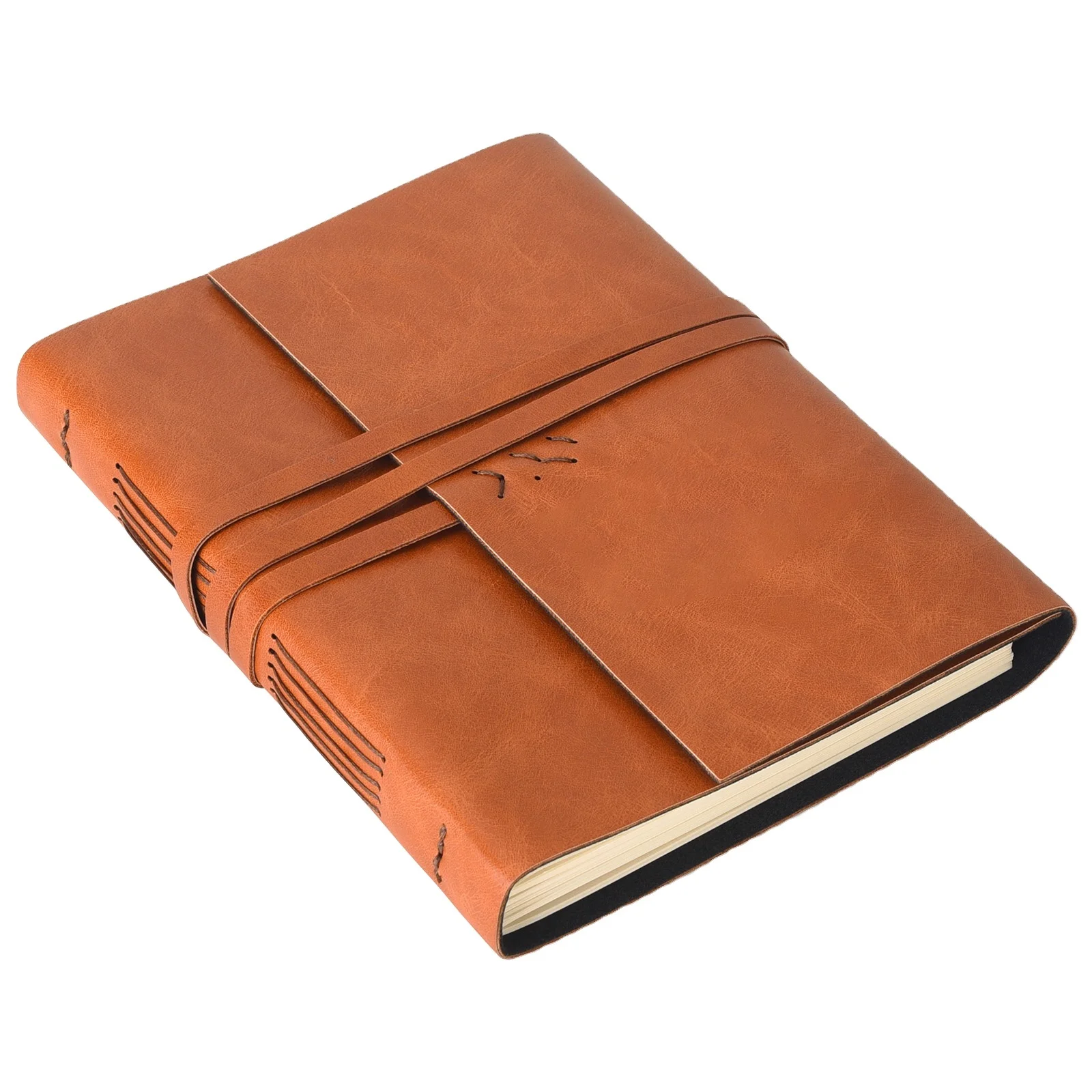 Wholesale Custom Leather Traveler Journal Diary Vintage Notebook Soft Cover Journal High Quality Personalized Journal