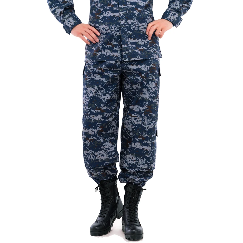 2024 OEM Tactical Gears ACU BDU Set Ocean Camouflage Long Sleeve Jacket Shirt Pant Combat Hunting Uniforms