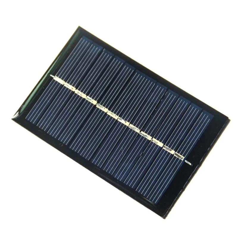 6V 0.6W Solar Panel Standard Epoxy polycrystalline Silicon DIY Battery Power Charge Module Mini Solar Cell toy 90*60mm
