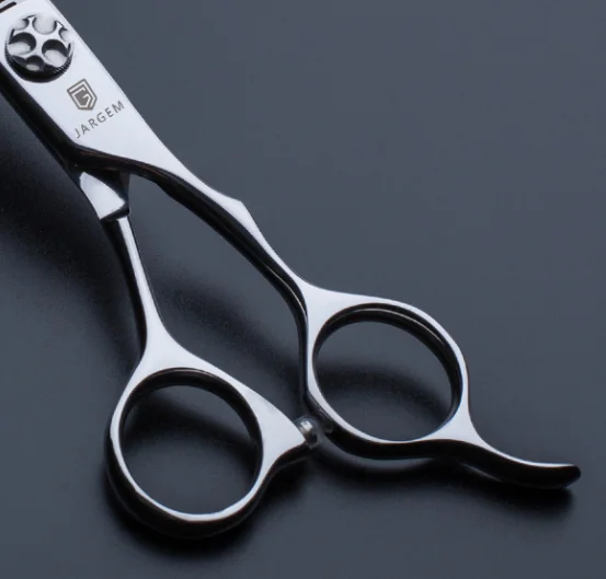 Reversed  hair scissors Japan steel barber scissors 6.5 inch thinning scissor