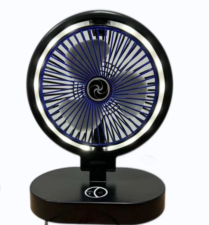 Portable long range wide angle air supply multi-level wind speed desktop electric fan