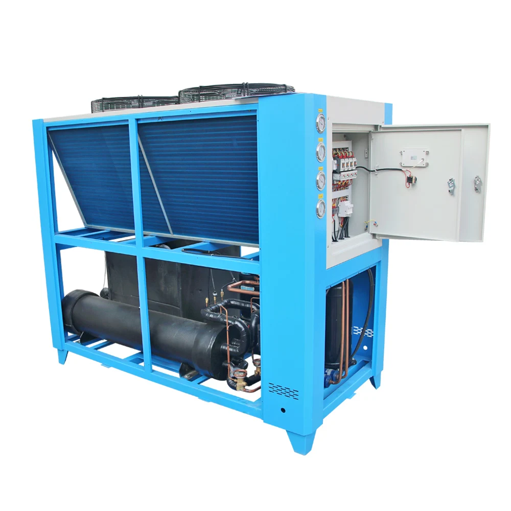 Double Compressors 20HP Industrial Air Cooled Water Chiller For Sale