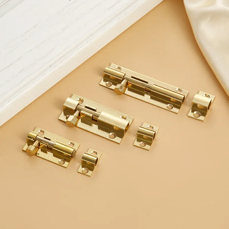 Wholesale Factory Cabinet Window French Buckle Latch Manumotive Brass Door Bolt Locks