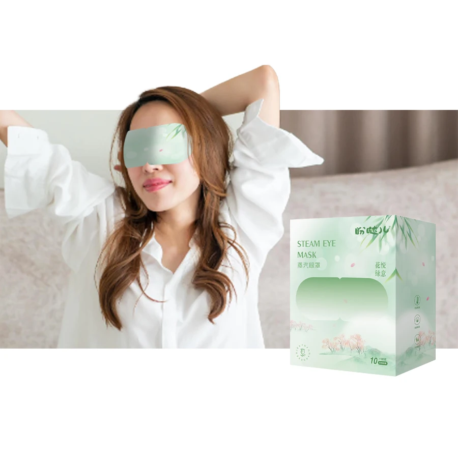 new popular 10 Packs Steam Eye Mask for Dry Eyes Hot Auto Heated Eye Masks Soothing Headaches