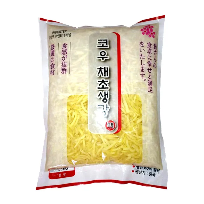 competitive price hot sale bulk preserved sushi food shredded ginger