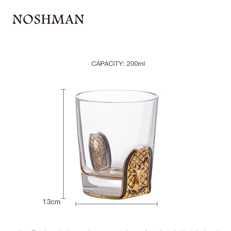 Creative rotating hammer pattern 200ml vintage Japanese acrylic Crystal Wine whiskey Glass Cup for whisky