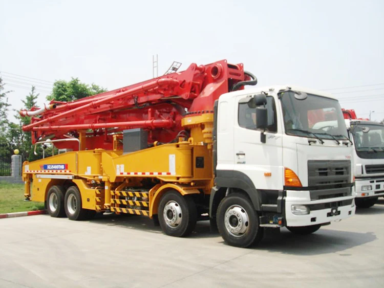 Top Brand Official 37m Truck Mounted Concrete Boom Mixer Pump HB37V Mobile Concrete Pump Car for Sale
