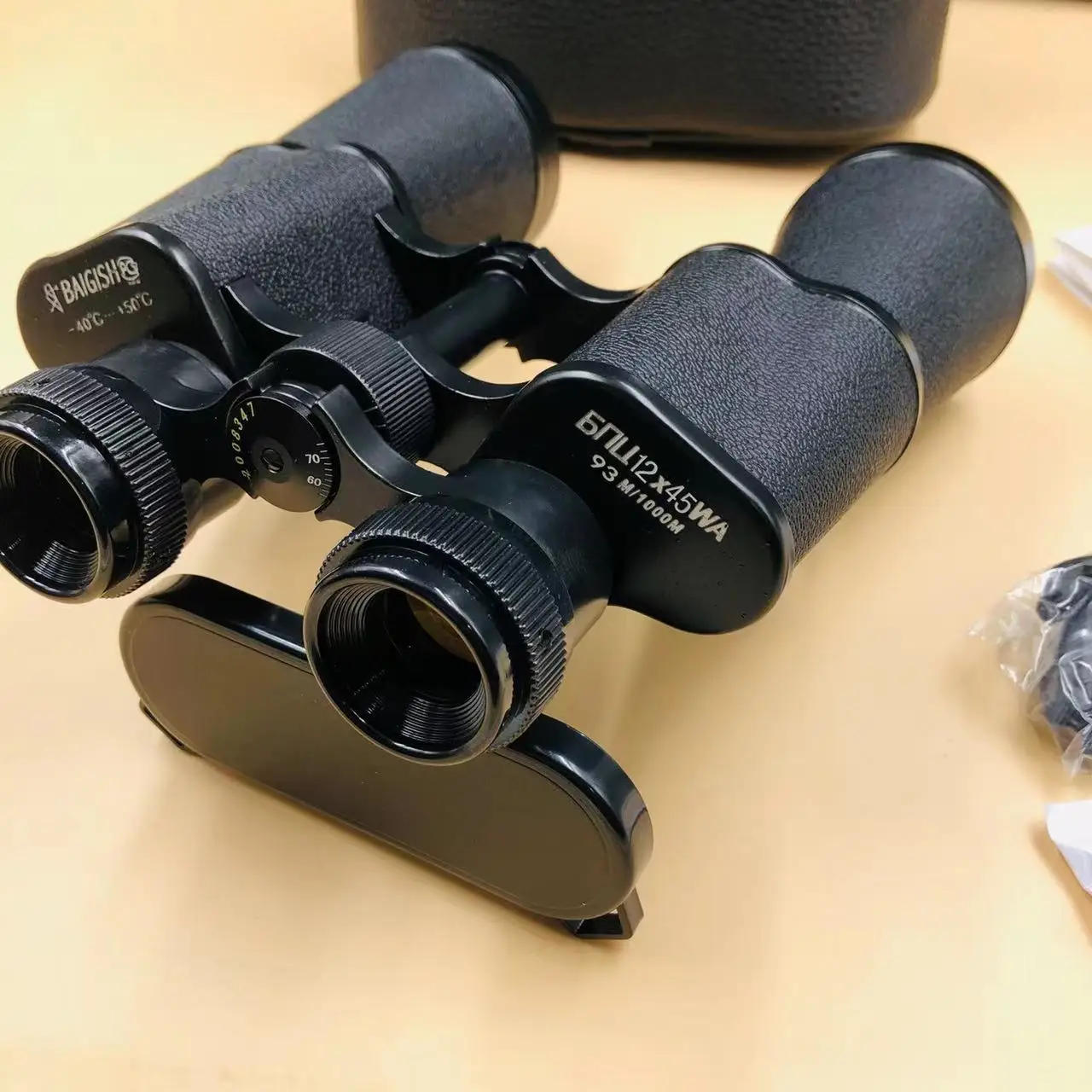 12x45 binoculars all-metal aluminum portable outdoor camping hunting night vision Russian telescope Travel waterproof