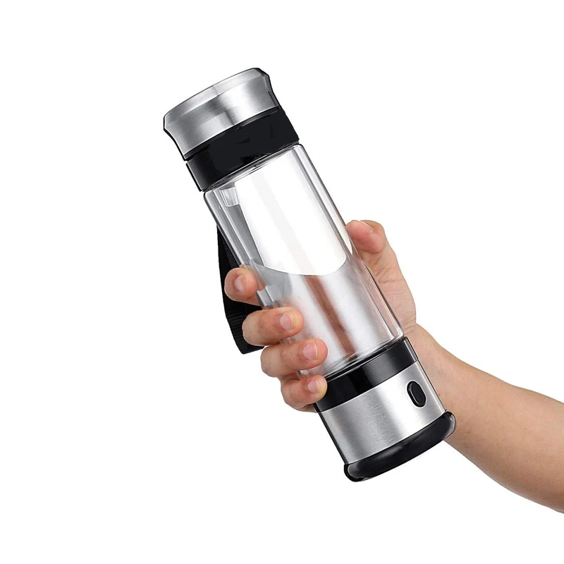 450 mL portable Concentration hydrogen water dispenser Glass Hydrogen-Rich Water Cup