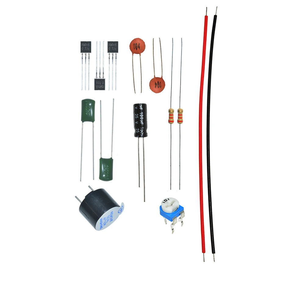 Aideepen Diy Simple Metal Detector Metal Locator Kit DC 3V-5V Electronic Production Metal Sensor Module Induction Suite