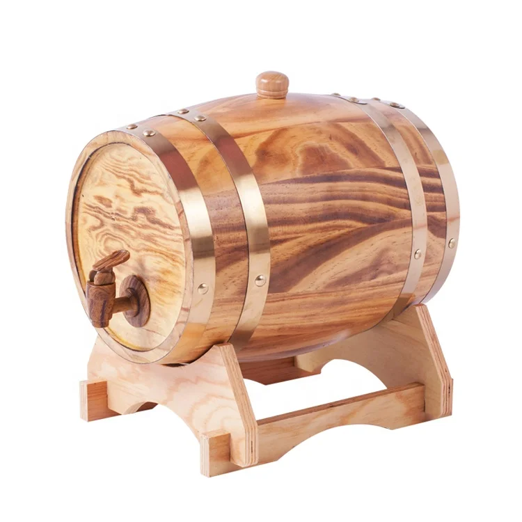 red color 5 liter used oak wine barrels