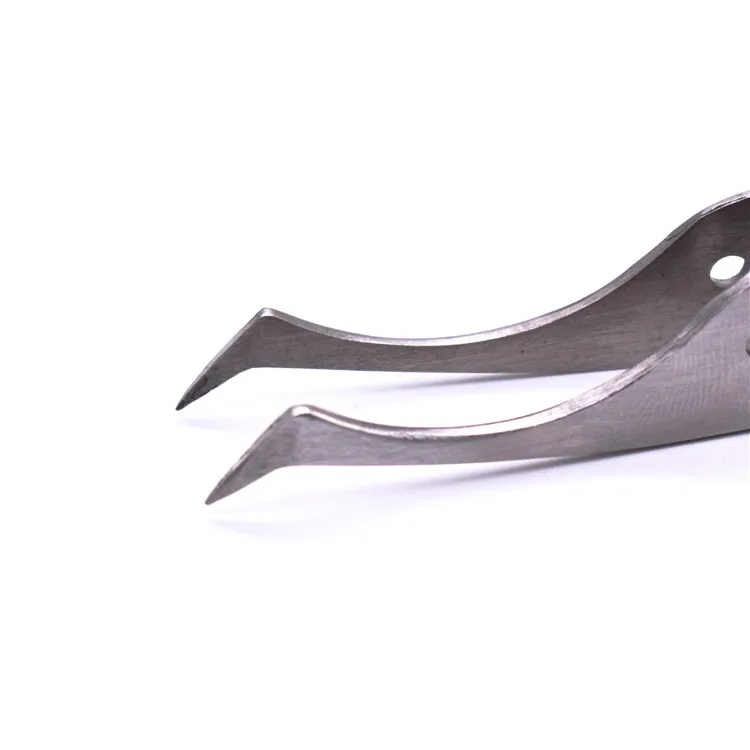 
OEM Logo Toys Tools DIY Reverse Tweezers With Holes eyelash tweezers Eyelash extension 