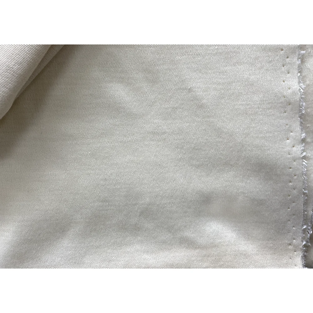487 150cm Width White Interlock Ballistic Fire Resistant Aramid Knitted Fabric For Fire Safety Suit