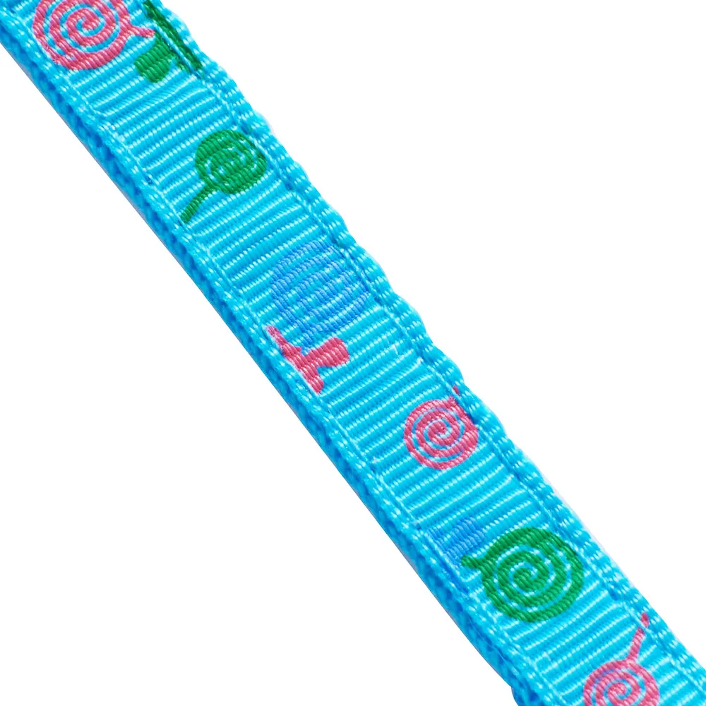 New Custom 1.0cm Pet Collar Colorful Cat Buckle Lollipop Candy Color Cat Collar With Large Bells Multi Colors
