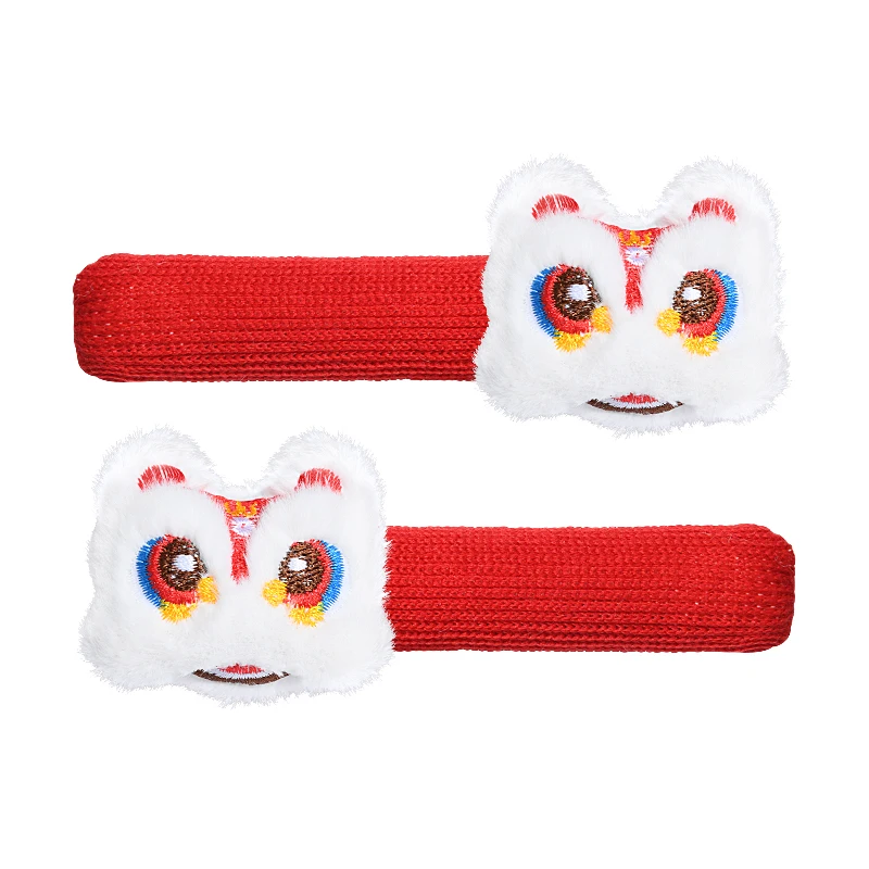 Creative Cartoon Anti-Bump Durable Door Handle Cover Cute Entrance Door Decoration for Holidays