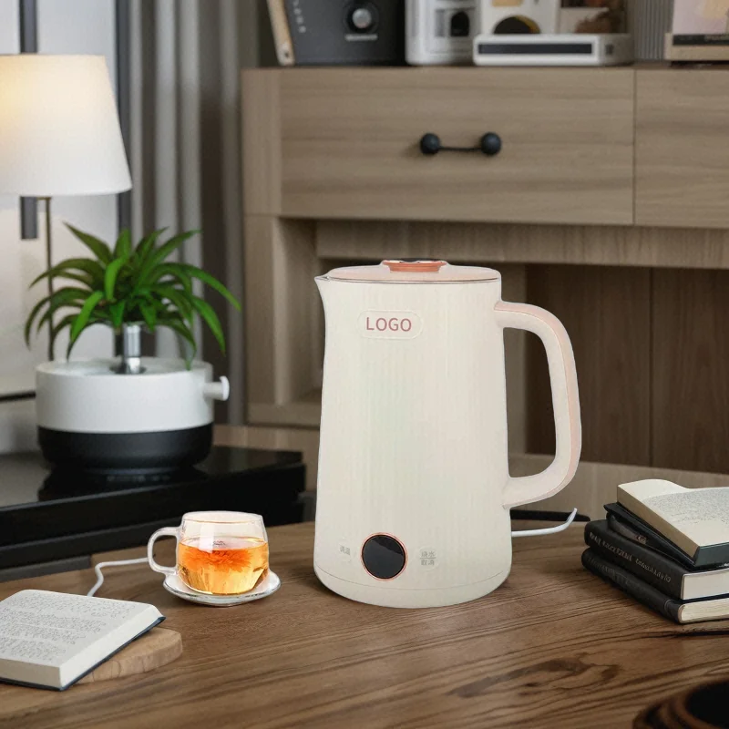 Роскошная бытовая техника 220 В черный 304 из нержавеющей стали 1200 Вт 1 8 л гостиничный Электрический чайник