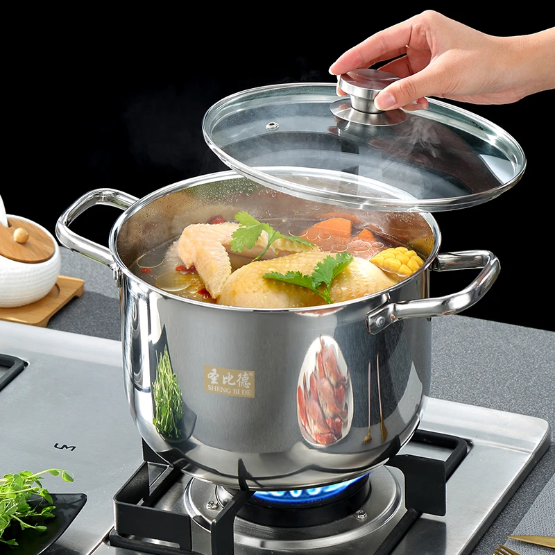 Quality assurance cooking stainless steel soup pot