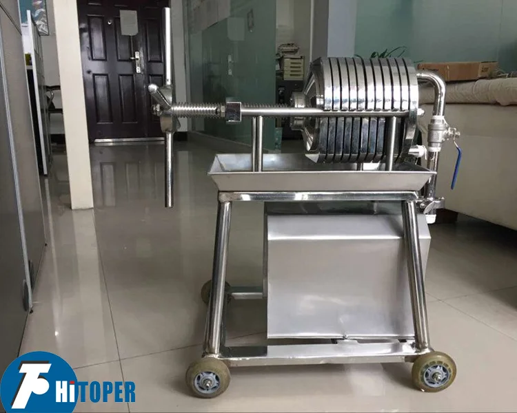 Stainless steel sanitary vegetable oil filter press, factory directly plate press precision filter separator