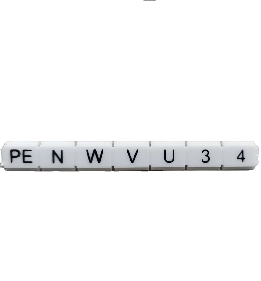 Маркировочная лента для 6 TWIN сквозная дорожный шеф пуш-ап-в din-рейку клеммной колодки MUV6-10