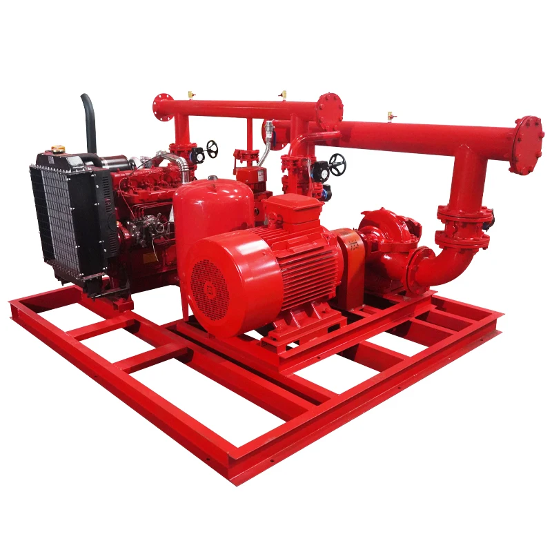 Factory Combines diesel Fire Pump Horizontal Centrifugal and Stainless Steel Multistage to Make New Set