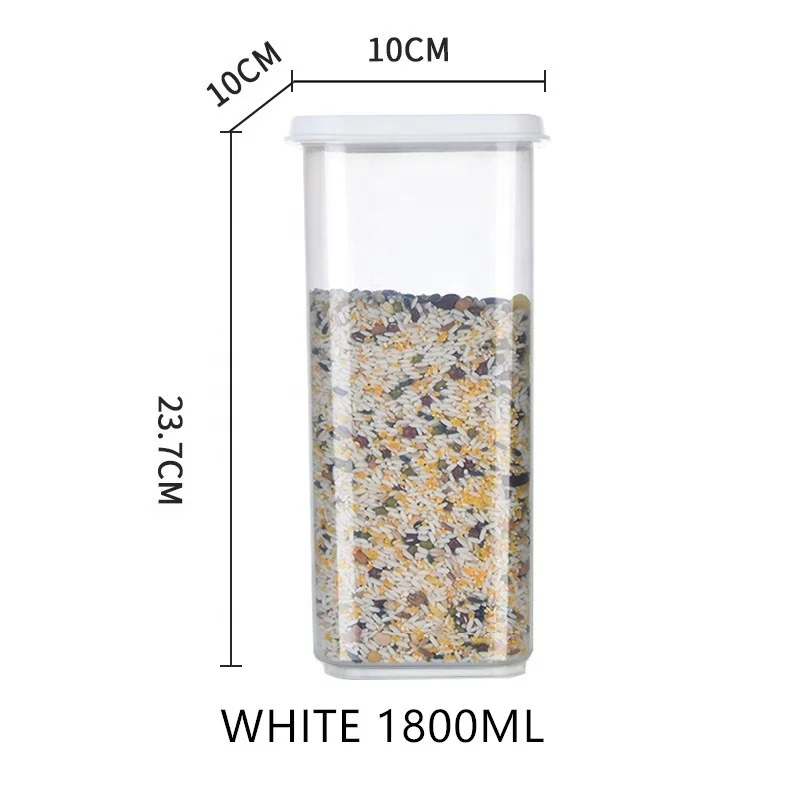 
Airtight Plastic Noodle Box Grains Storage Kitchen Food Storage Container Sets 