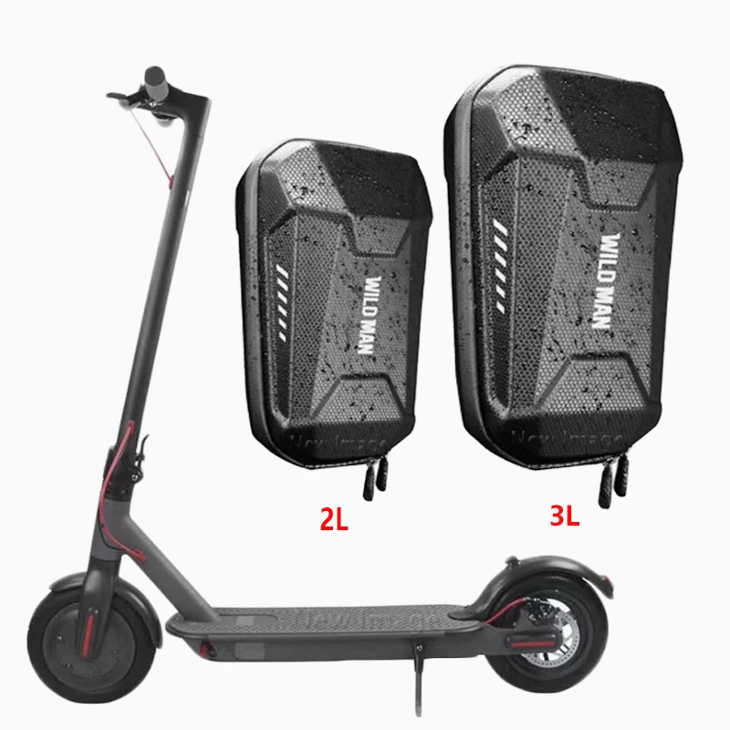 Universal High Capacity 2L/3L Scooter Bag Handle Bag WILD MAN Waterproof Bag for Xiaomi Mijia M365 Scooter and ES1/2/4/Max G30