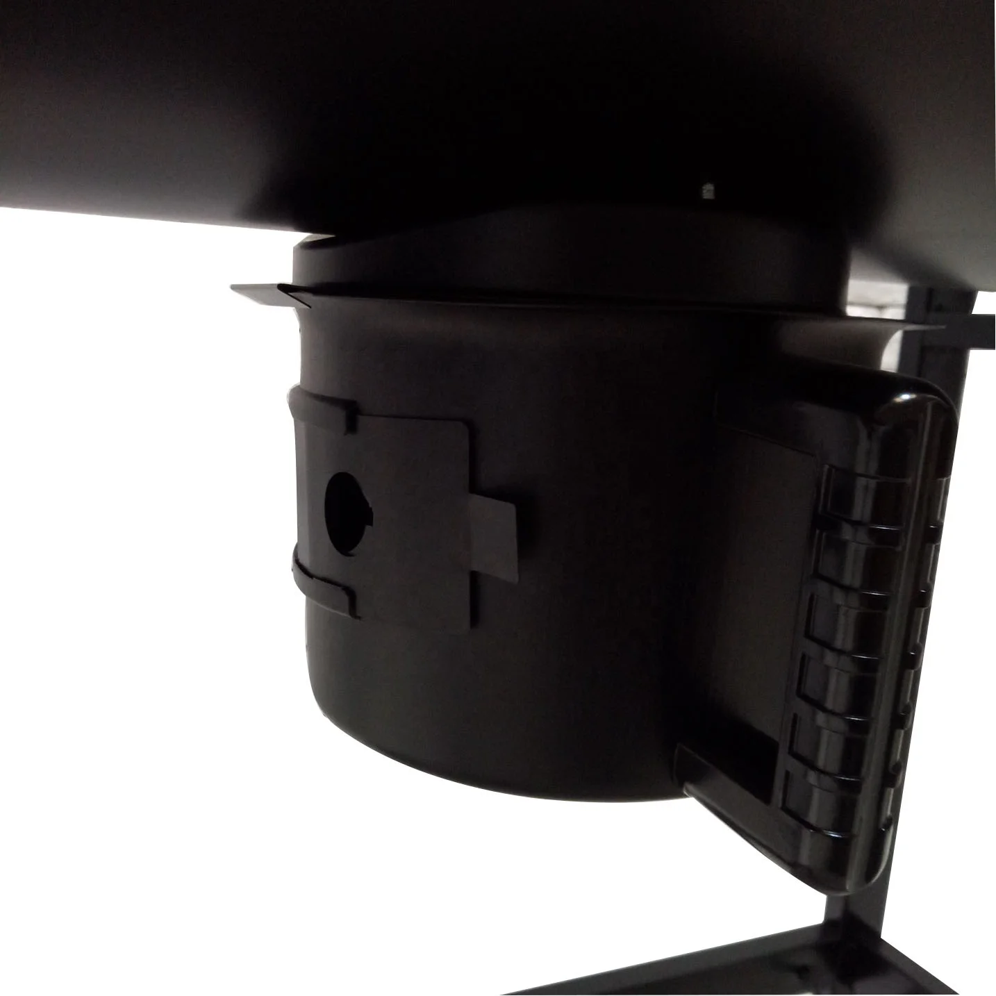 Offset Smoker Large Barrel Charcoal BBQ Grill with Folding Wood Table