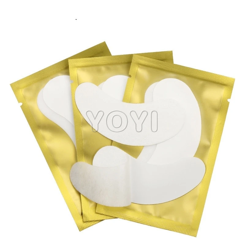 High quality Wholesale Under Eye Eyepatch Eyelash Gel Pad For Eyelash Extension Patch Lint Free hydrogel under eye pads
