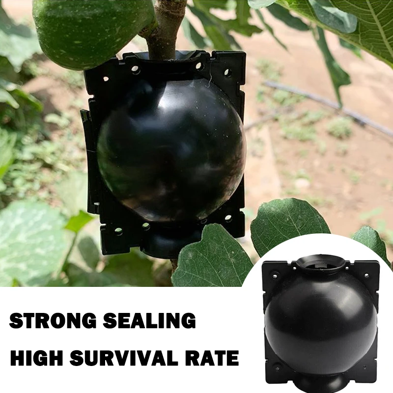 Plant Rooting Grow Box Plant Root Propagation Ball Container Grafting Box to Root Booster for Outdoor Garden
