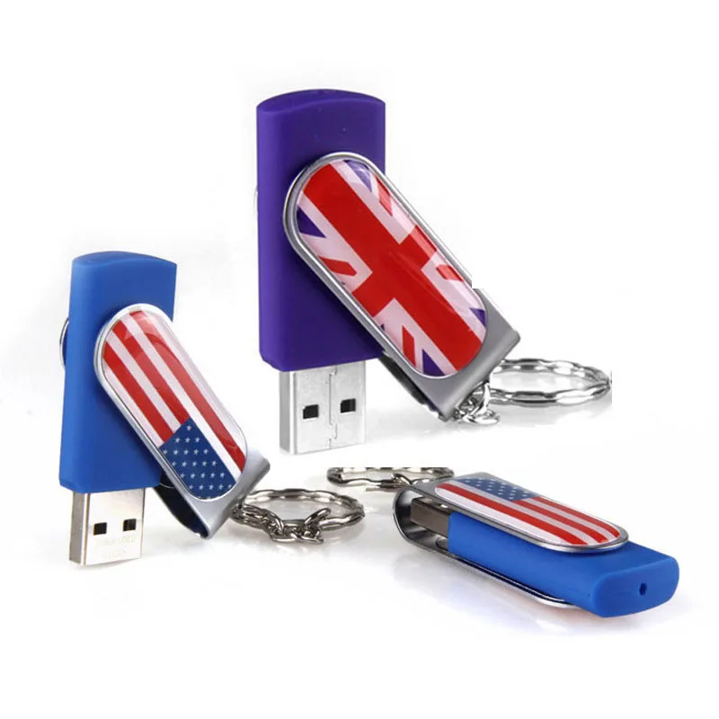 customized domeable Twister swivel rotate USB flash pen thumb drive with domed label for promotions gifts giveaways marketing