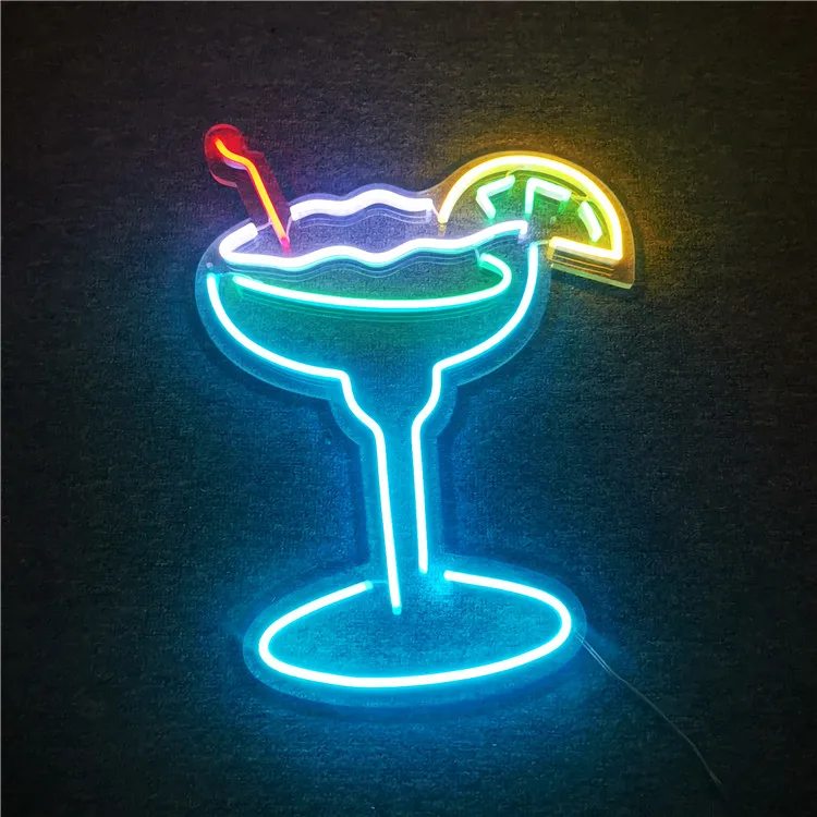 Custom Outdoor Decorative Led Neon Letter Lights Sign for Night Pub Bar Club LED Store Name