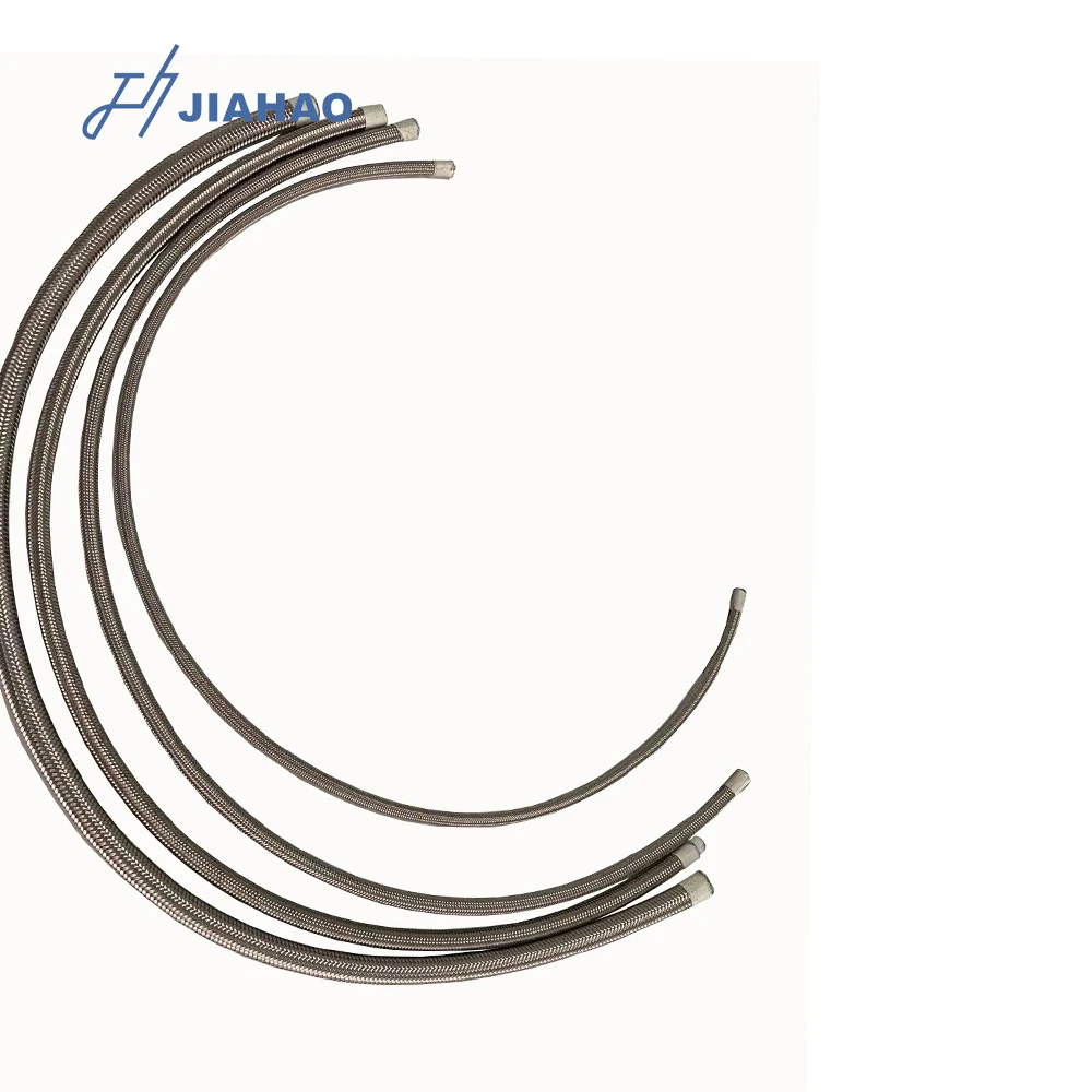 Racing Automotive an4 an6 an8 an10 an12 an16 Nylon Stainless Steel Braided e85 Oil Cooler Fuel Line PTFE Hose