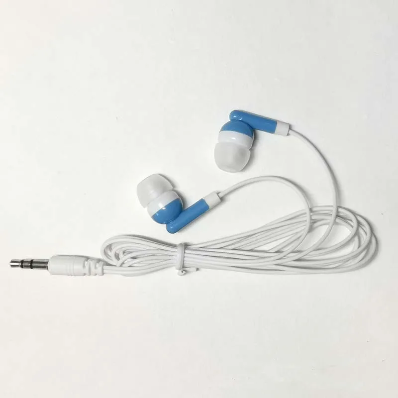 Customized Promotion Gift Cheapest Disposable Wired Earphones Lower Cost Headset Earphone Earbud Headphone