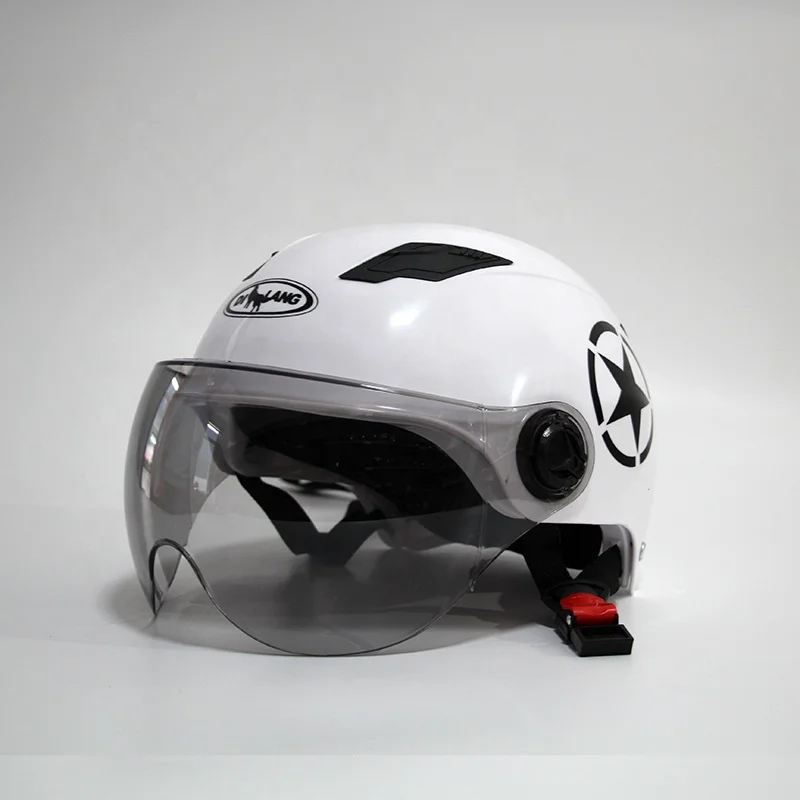 Chinese Motorcycle open face helmet motorbike dirt bike helmet retro chinese half moto helmet