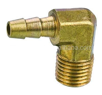 Any Sizes Water Pipe Adapter Forged 3/8 90 Degree Brass Brass Fitting Hose Elbow