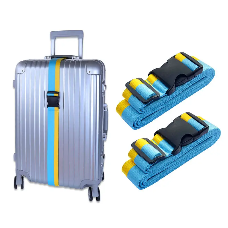 Braided Color Bump Heavy Duty two-color Nylon Heavy Duty Suitcase with customizable Polyester Suitcase Belt