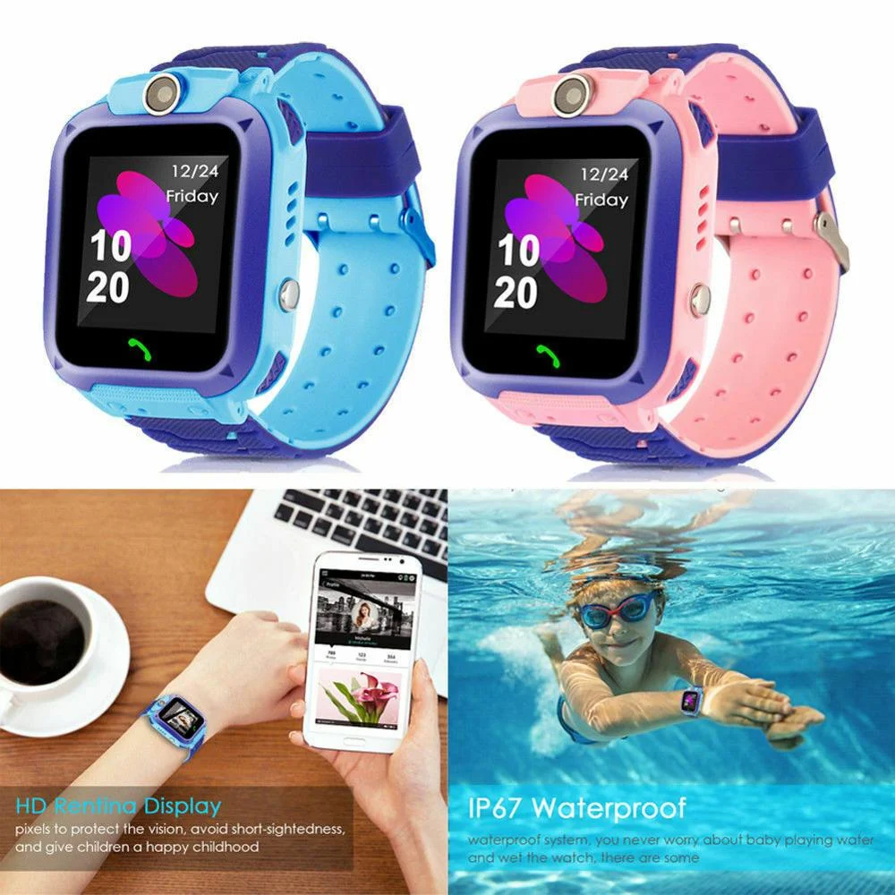 
A28 Kids Smart Watch Baby OEM 4G SIM Card Waterproof camera Call GPS LBS Location Tracker watch SOS Antil-lost kids Smartwatch 