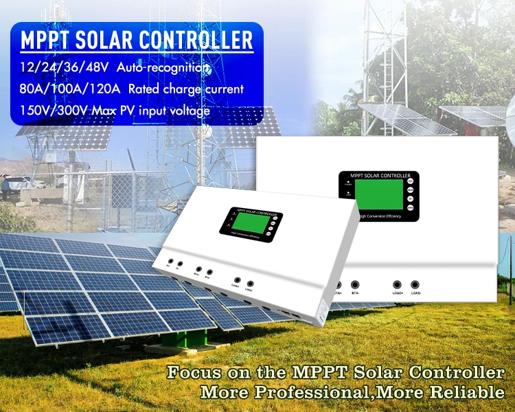48V 500A Solar Charge Controller with MPPT for 3.2V LiFePO4 Battery