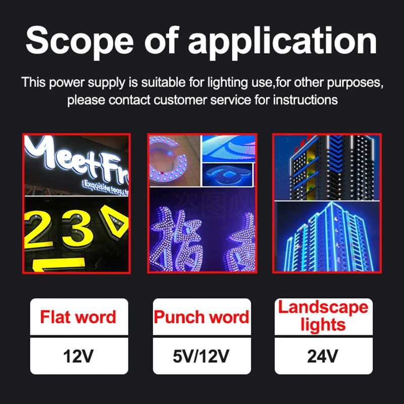 Fast delivery outdoor 200w power supply adapter 12v 15a rain proof switch 400w over voltage 300w for street light strip
