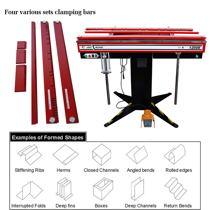 Customized electrical 110v/220v electromagnetic sheet metal folder
