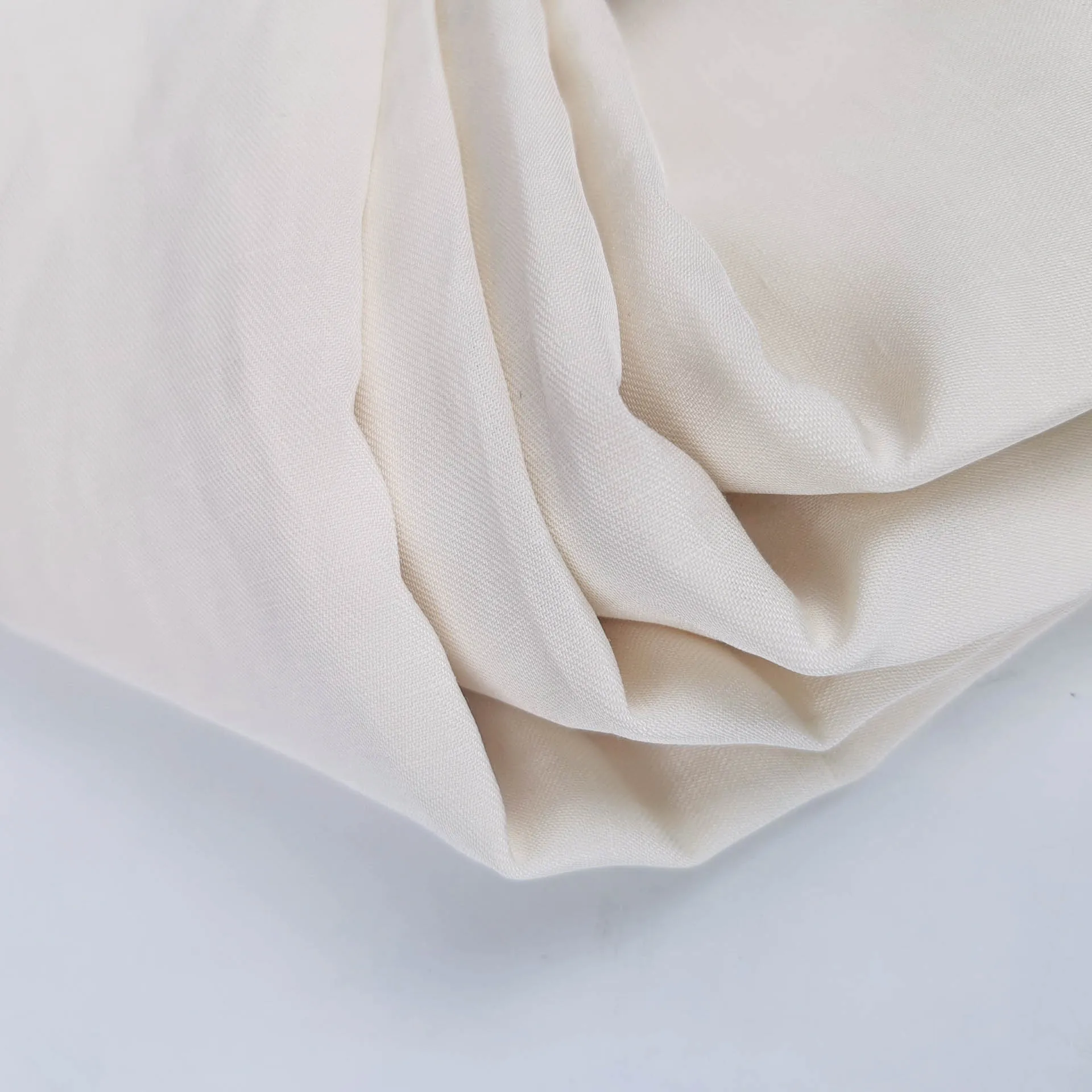 supplier wholesale eco-friendly downey custom twill white linen fabric