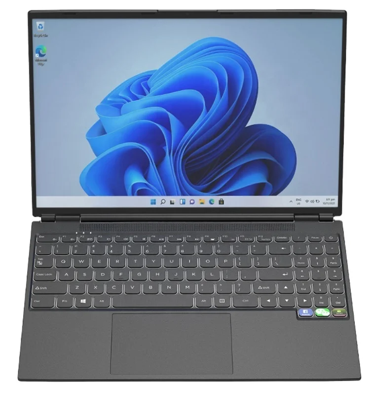 16 inch laptops 180 degree opening and closing 2.0 Ghz processor dual hard disks RGB backlight keyboard new notebook computer pc