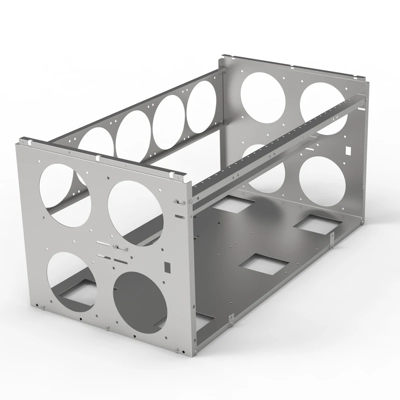 Новинка 2021 года, штабелируемые ГПУ Слоты 6/8/10, открытая стойка, Компьютерная установка, каркас для нескольких жестких дисков, стойка для материнских плат и дисков