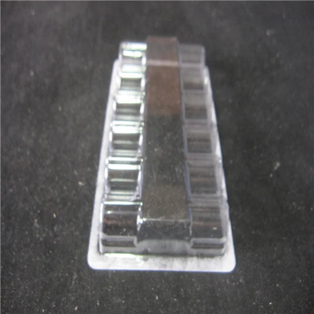 Disposable White Medical Vial Blister Tray packing Plastic Vaccine Tray