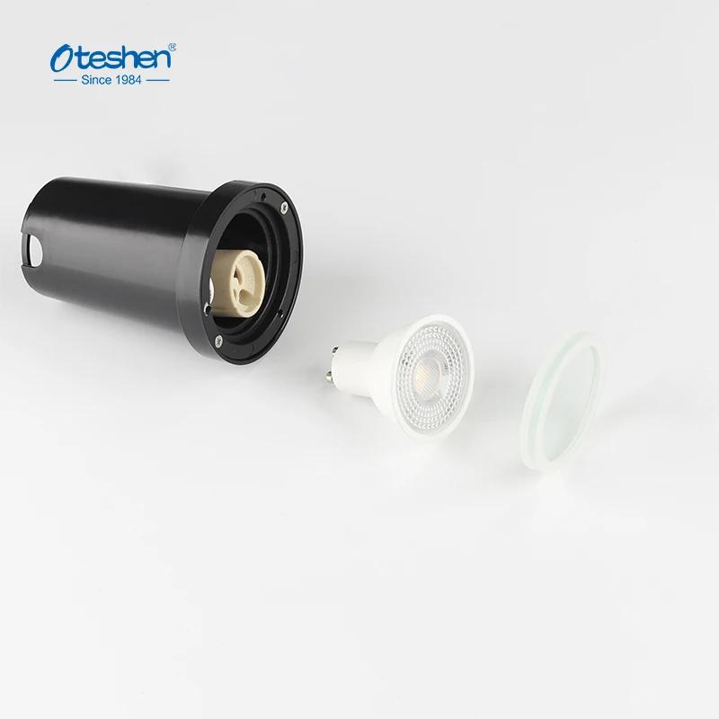 IP67 Outdoor Waterproof Recessed Floor Round Led Deck Garden Inground Buried Underground Light Step Wall Light